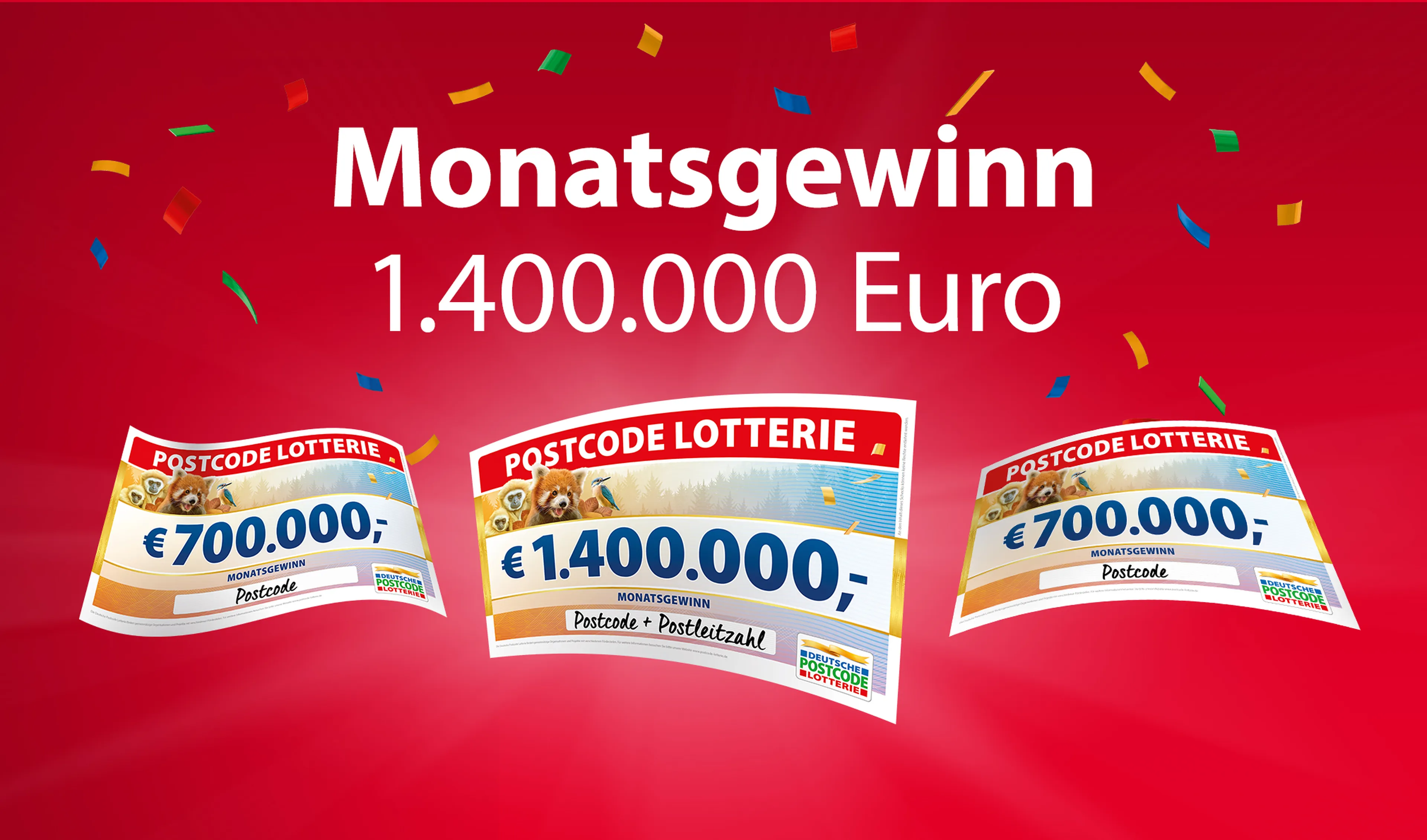 Postcode Lotterie Monatsgewinn